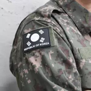 [하프클럽/]찍찍이패치 실리콘 기 와펜 패치 야광검정