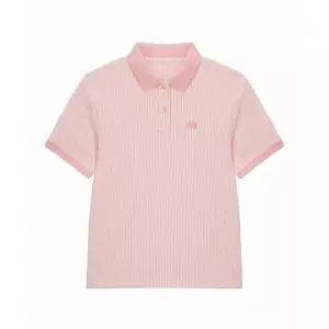 THE NORTH FACE 노스페이스 NT7PS43D 여성 와플 반팔 폴로 LIGHT PINK