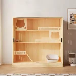 고양이 빌라 캣빌라 반려묘 원목 사육장 타워 캣타워 호텔