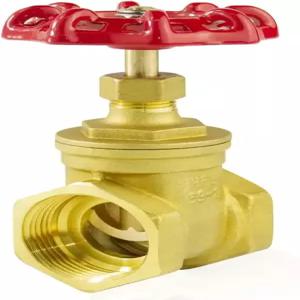 와이즈워터 황동 게이트 밸브 1 1/4인치 BSPP 회전 수문 기계 장비 HVAC 및 산업 배관 시스템(DN32)을 위한