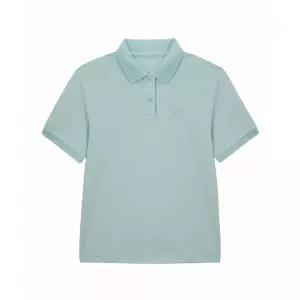 THE NORTH FACE 노스페이스 NT7PS43B 여성 와플 반팔 폴로 PASTEL TURQUOISE