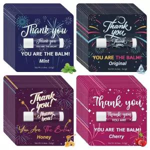 48팩 직원 감사 선물 립밤 벌크 감사 작은 선물 직원 동료 교사 쿨 팀 You Are The Balm 간호사 영감을 주
