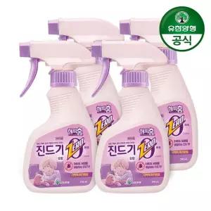 해피홈 진드기제로 스프레이 290ml 4개