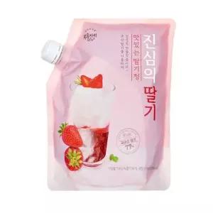 복음자리 진심의 딸기청 대용량 1kg 국산딸기