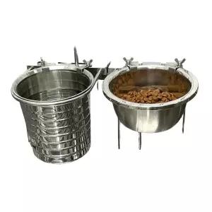 대형견스텐물그릇 스테인레스 밥그릇 사료그릇 스테인리스 애견 스텐식기