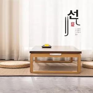 우드 접이식 4인용 다도 좌탁 좌식 테이블 커피 책상 공부방 식탁