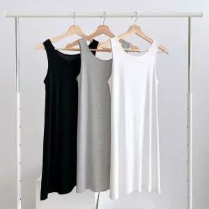 온리유 모달 이너 슬립 민소매 원피스 잠옷