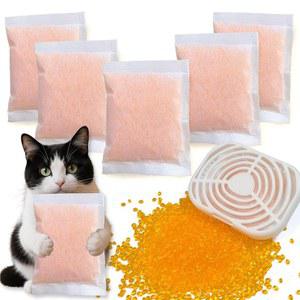 위스커 냄새 뉴케 로봇 전통 고양이 리필 6팩 트랩 쓰레기 쓰레기 탈취제 쓰레기통 포드용