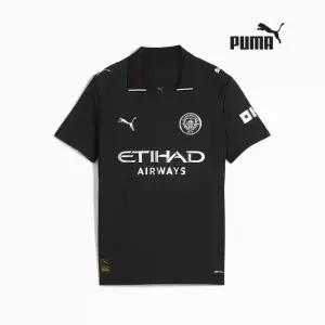 매장정품 PUMA 푸마 키즈 2526 시즌 맨체스터 시티 어웨이 져지 Jr 780353 02 팬 응원용 아동 반팔 유니폼