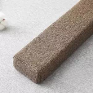 틈새 매트리스 푹신한 긴 사이드 방석 쿠션 직사각형 회색