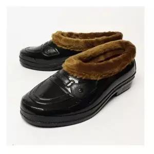 남 여 공용 어르신 사찰 털 고무신