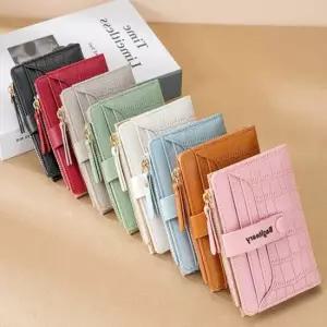 여자 악어가죽 패턴 메탈 스냅 버튼 반지갑 동전지갑 지갑형케이스 미니토트백