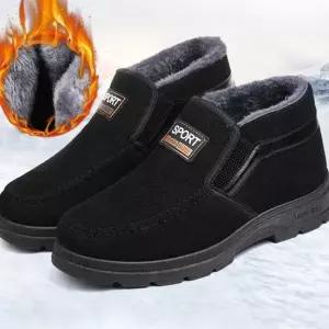 남자 방한 아빠 털 안감 신발 따뜻한 겨울 구두 코디 남성패션슈즈 아빠멋진슈즈