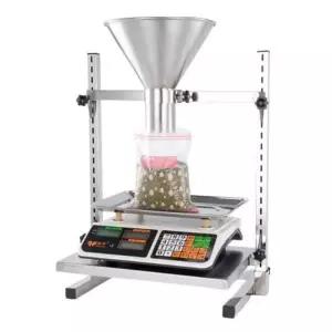 스텐 깔때기 소분 액체 2cm 랙+높은 거치대 대형 깔대기 깔데기 콘센트+ 정량