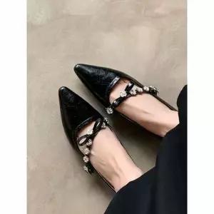 쉬헐크 원피스 여성 여친 캐주얼 플랫 쉬폰 단화 메리제인 스틸레토 소가죽 버전 슈즈 펌프스 큐빅 KKE1