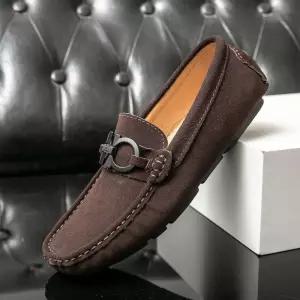 쉬헐크 남성 남친 여름 캐주얼 하이탑 신발 워킹화 켤레 가죽 로퍼 운동화 리얼 슬립온 KKE2