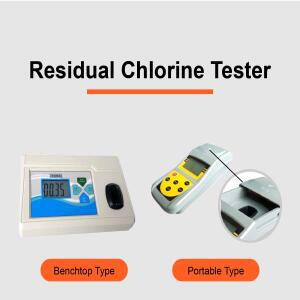 휴대용 디지털 센서 분석기 하수 수영장-잔류 염소 총 테스터기 기기