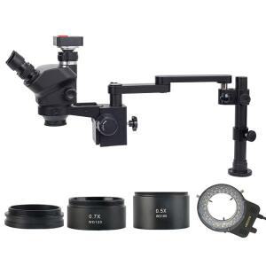 3.5X-100X 동시 초점 삼안 입체 현미경 4K 디지털 카메라 포함 납땜  휴대폰 수리용