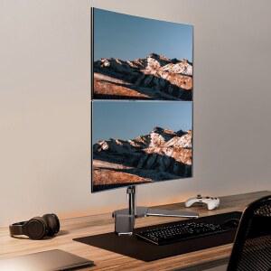 노트북암 모니터 스탠드 멀티 듀얼모니터 회전 스크린 상하 브라켓