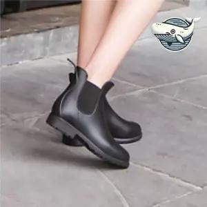 방수 스타일 커플 앵클 부츠 남녀 레인 부츠 레인장화 여성레인슈즈 여성레인부츠