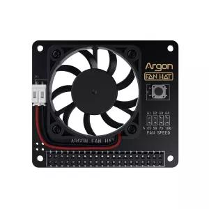 라즈베리 파이 4용 아르곤 팬 모자 가능 40mm PWM 설정 버튼이 및 전원 제어 있는 간편한 소프트웨어