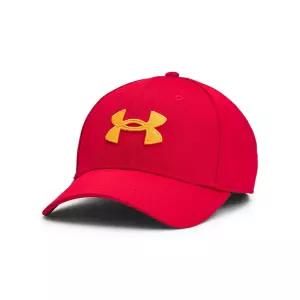 Under Armour 남성용 블리칭 캡 스트레치 핏, (603) 레드 / 스틸타운 골드 184799