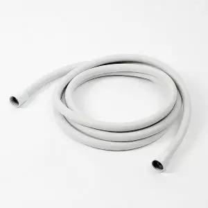 물때방지 PVC 튜브형 샤워호스 샤워기줄 2M (화이트) (WF01F1C)