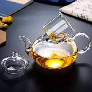 클래식 내열 유리 찻주전자 티폿 차우림 티팟 1.5L (WEF5828)