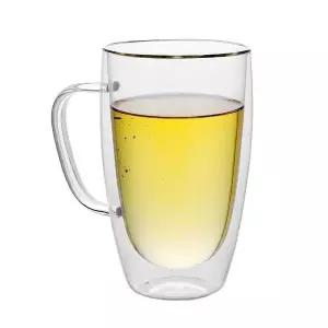 투명 내열 이중 유리잔 유리컵 카페잔 커피잔 450ml (WF05E33)