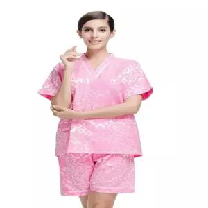 사우나 찜질방 숯가마옷 찜질복 상하의 황토 세트