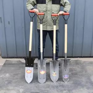 뾰족삽 강철삽 도랑 논밭경작 식물심기 뿌리제거 흙파기