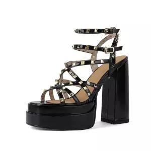 가보시힐 샌들 찡장식 스트랩 에스유니 발편한 가보시