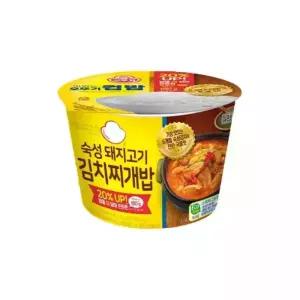오뚜기 컵밥 숙성돼지고기 김치찌개밥 310g 12개