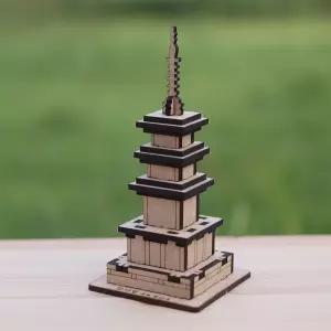 석가탑모형 건축모형 DIY키트 나무조립모형 DIY석가탑키트