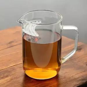 일체형 거름망 내열 유리 숙우 차포트 공도배 400ml (WFHKC0O)