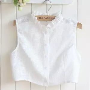 여성 이너 프릴 차이나 페이크카라 프릴카라 넥케이프 넥케이프 이너카라 레이어드카라