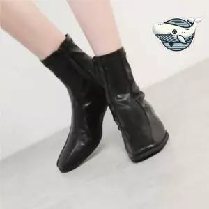 가을 적합 신사복 스타일 여성 부츠 가죽 신발 여자가을신발 앵글부추 발목부츠