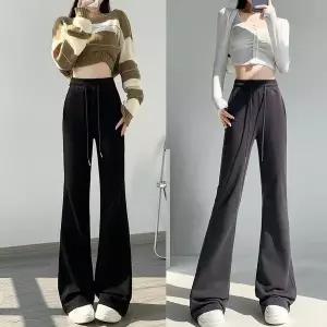 [하프클럽/]여자 하이웨스트 와이드 부츠컷 트레이닝 팬츠