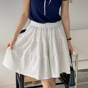 [옷자락]여자 캉캉치마 러블리 도트 밴딩 미디 스커트