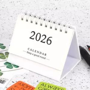 2026 캘린더 미니 달력 JPAR 탁상용 화이트 OWJ51212