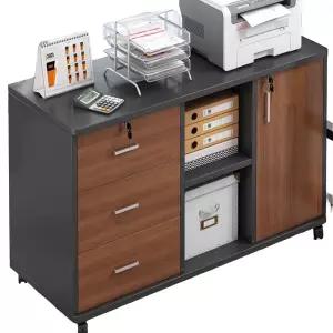 이동식 수납 프린트 다이 사무실 테이블 복합기 서랍