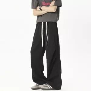 바지 여름 캐주얼 남사친 쿨링 와이드 배기 트레이닝 우산 감 속건 슬리퍼 원픽2