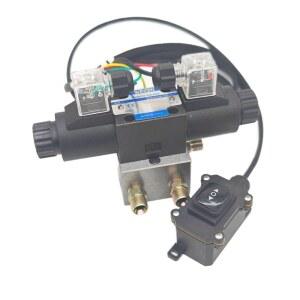 유압솔레노이드밸브 전기제어밸브 컨트롤러 굴삭기 02형 선제어 소유량 쏠밸브 24V 스위치