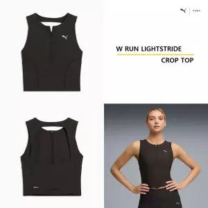 매장정품 PUMA 푸마 여성 런 라이트스트라이드 크롭 탑 528428 - 01 W RUN LIGHTSTRIDE CROP TOP 1506601