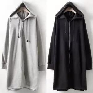 빅사이즈 오버핏 WW 기모프리빅롱후드집업 w143H210