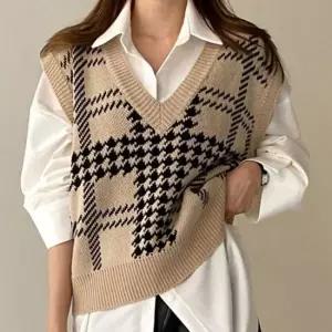 정장 캐주얼 코디 니트 조끼 데일리 레이어드 패션