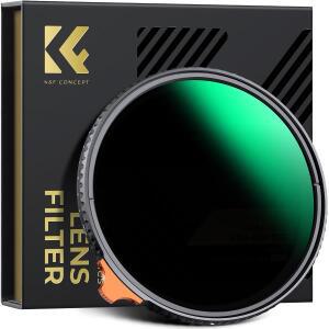 K&F Concept Nano-X 가변 ND2-N400 ND 필터 37-105mm   중립 밀도 카메라 렌즈 28 레이어 코팅 방수