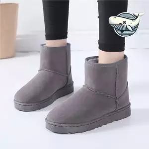 겨울 스타일 여성 숏부츠 따뜻한 데일리 털신발 여자가을신발 앵글부추 발목부츠
