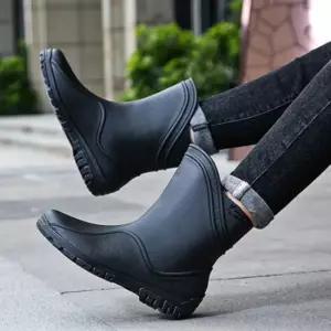 남성 여름 장마철 깔끔 고급진 데일리 레인 부츠 남성레인 여성워커부츠 어글리슈즈