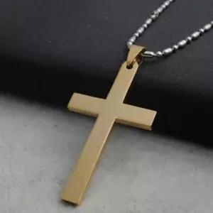 글로리 트랜디 십자가 교회 목걸이